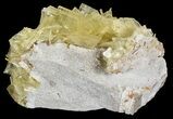 Yellow Barite Crystal Cluster - Peru #64135-2